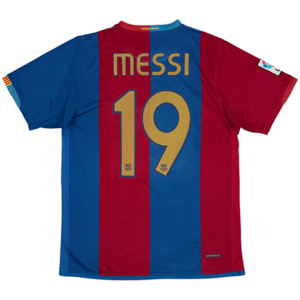 2006-07 Barcelona Home Shirt Messi #19 - 8/10 - (M)