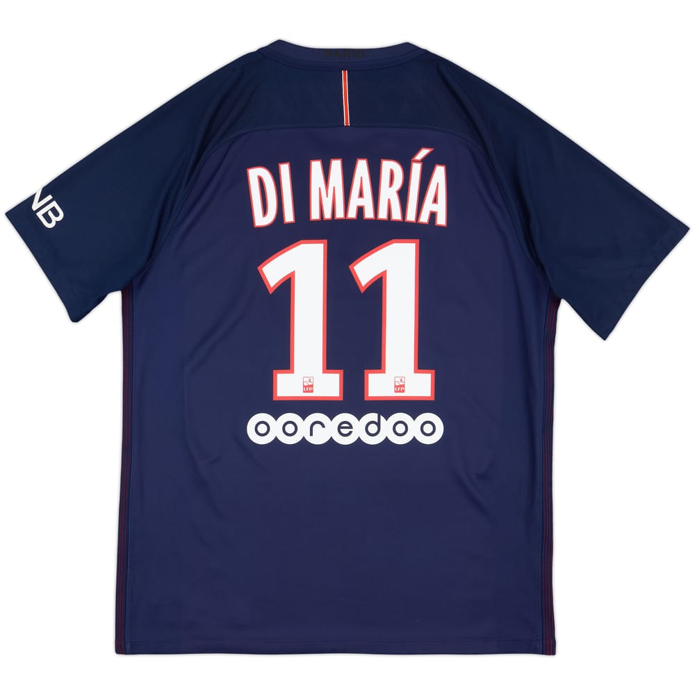 2016-17 Paris Saint-Germain Home Shirt Di Maria #11 - 8/10 - (L)