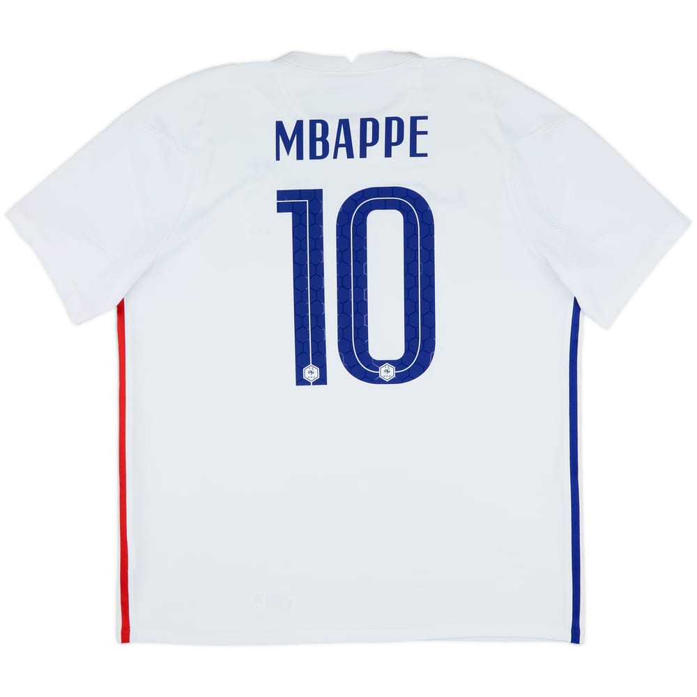 2020-21 France Away Shirt Mbappe #10 - 9/10 - (XL)