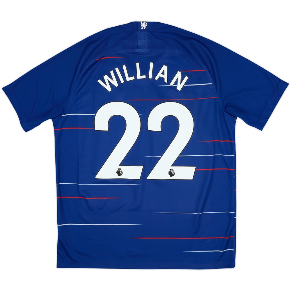 2018-19 Chelsea Home Shirt Willian #22 - 8/10 - (L)