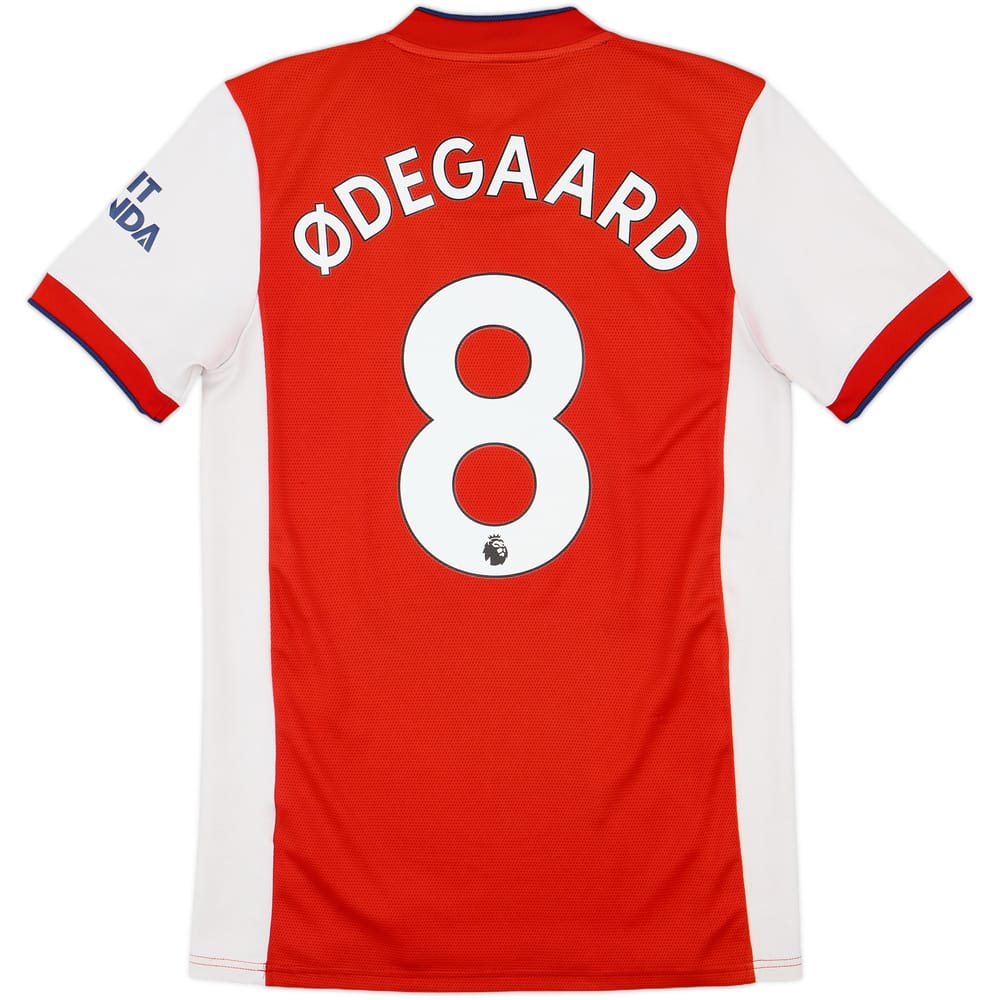 2021-22 Arsenal Home Shirt Odegaard #8 - 7/10 - (S)