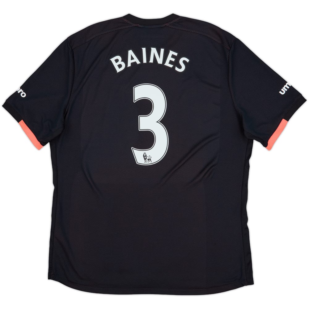 2016-17 Everton Away Shirt Baines #3 - 10/10 - (XL)