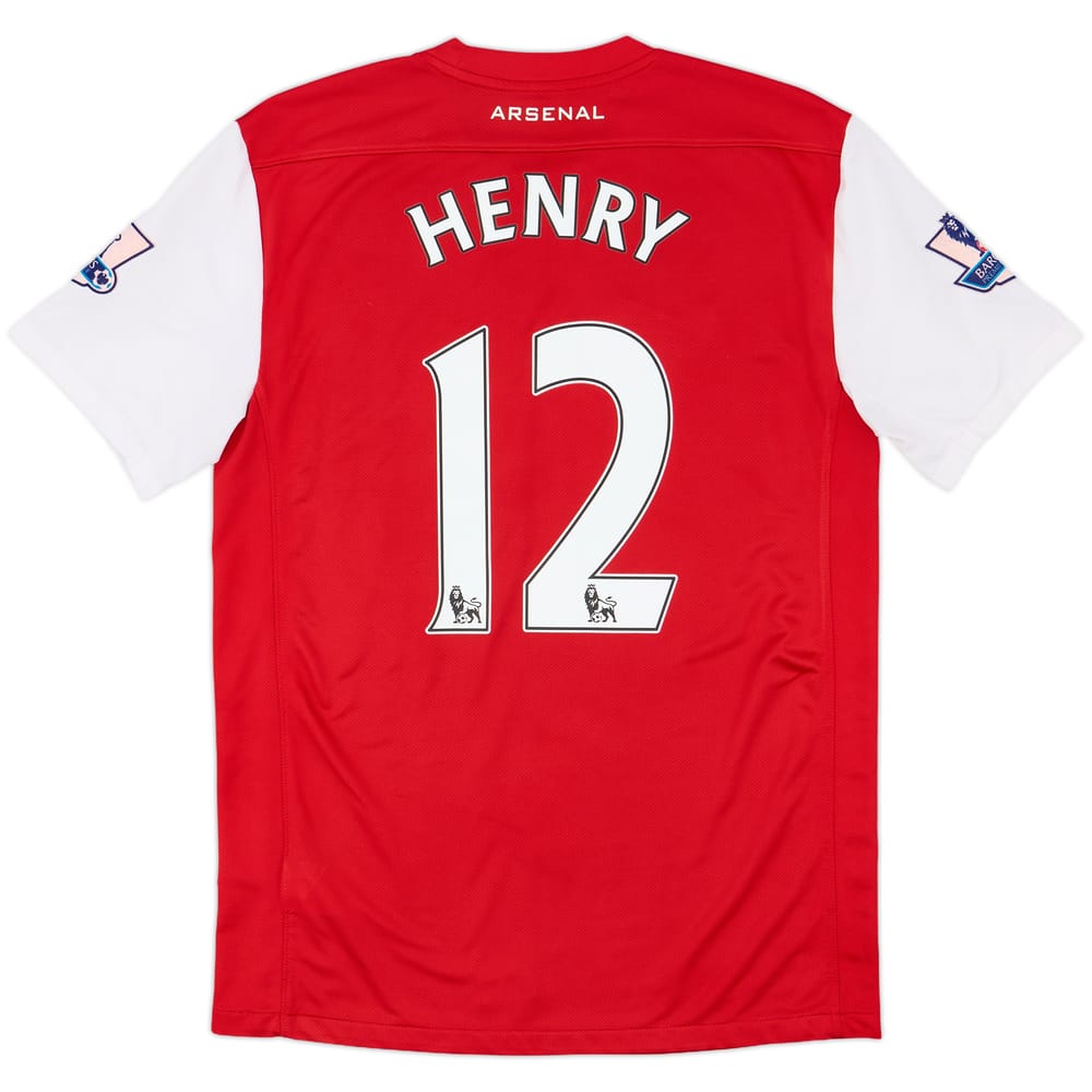 2011-12 Arsenal Home Shirt Henry #12 - 8/10 - (M)