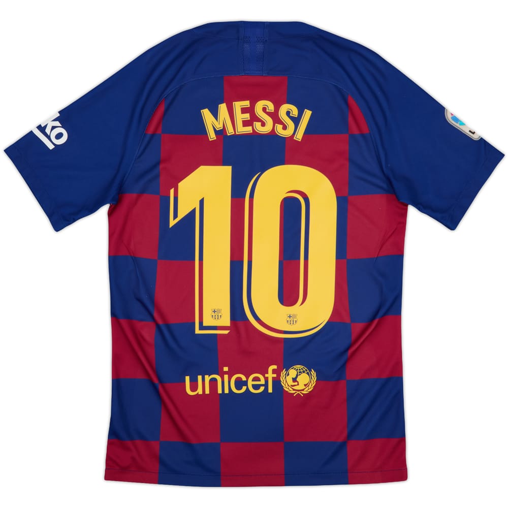 2019-20 Barcelona Home Shirt Messi #10 - 9/10 - (S)