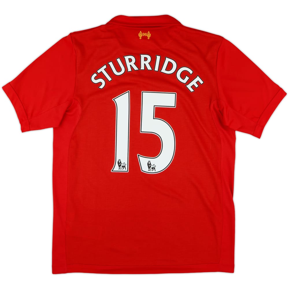 2012-13 Liverpool Home Shirt Sturridge #15 - 8/10 - (M)