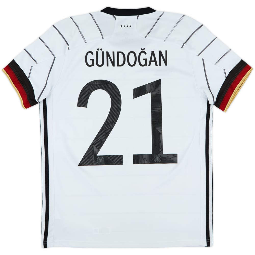 2020-21 Germany Home Shirt Gundogan #21 - 8/10 - (M)