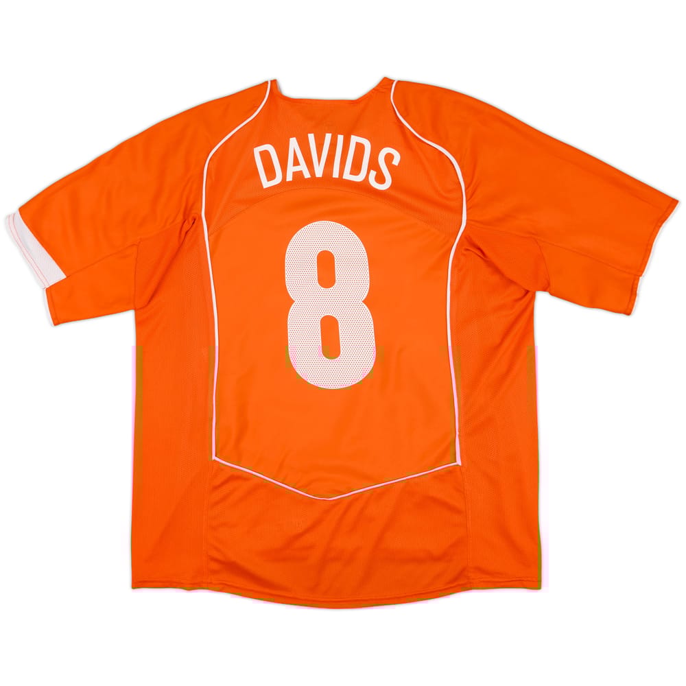2004-06 Netherlands Home Shirt Davids #8 - 9/10 - (XXL)