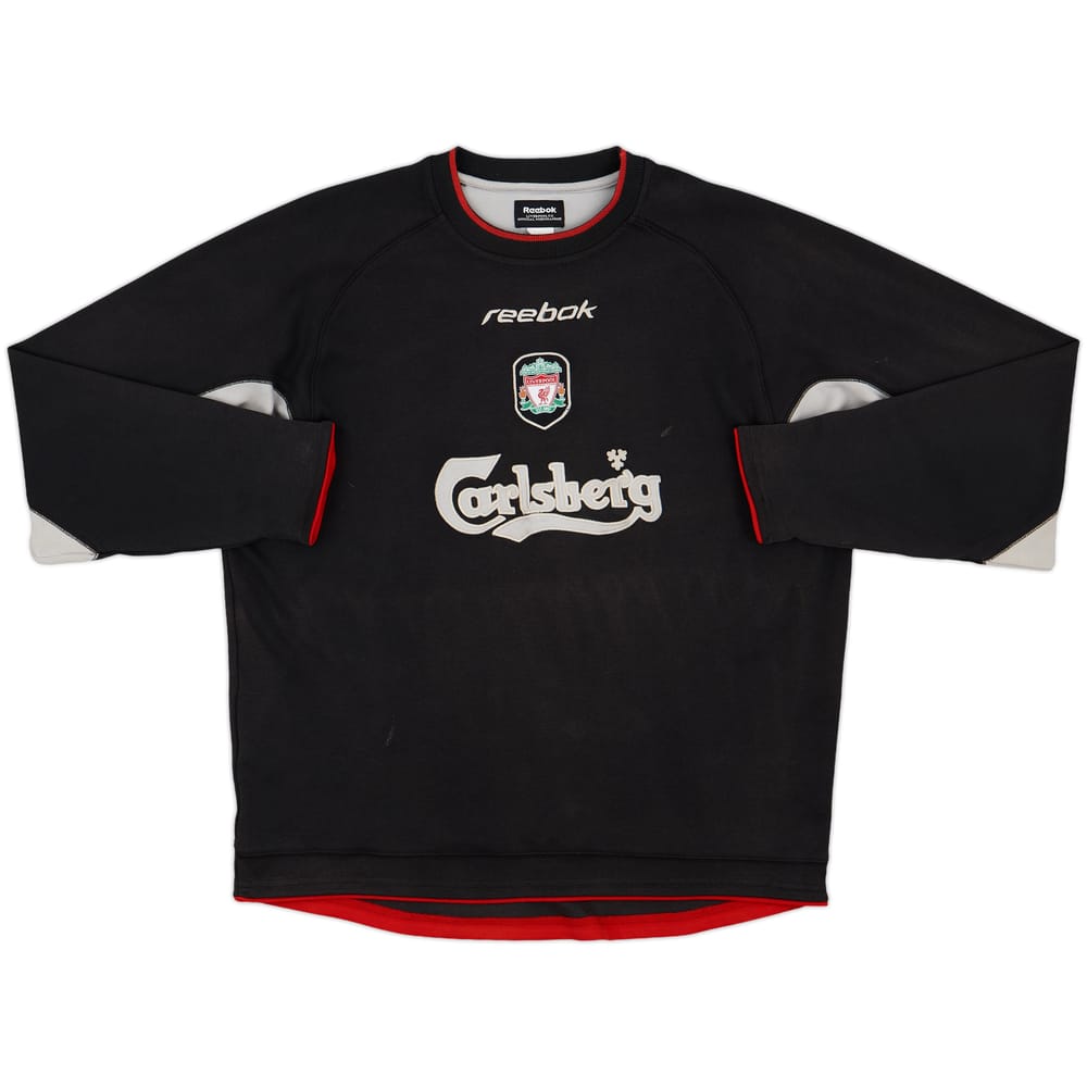 2002-03 Liverpool Reebok Sweat Top - 8/10 - (XL)