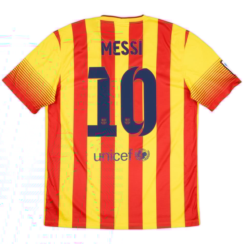 2013-15 Barcelona Away Shirt Messi #10 (L)