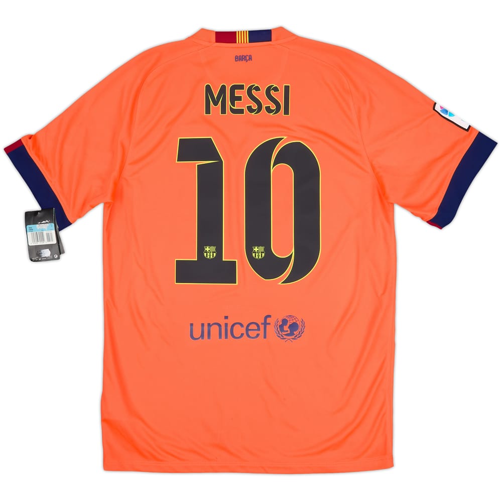 2014-15 Barcelona Away Shirt Messi #10 (M)