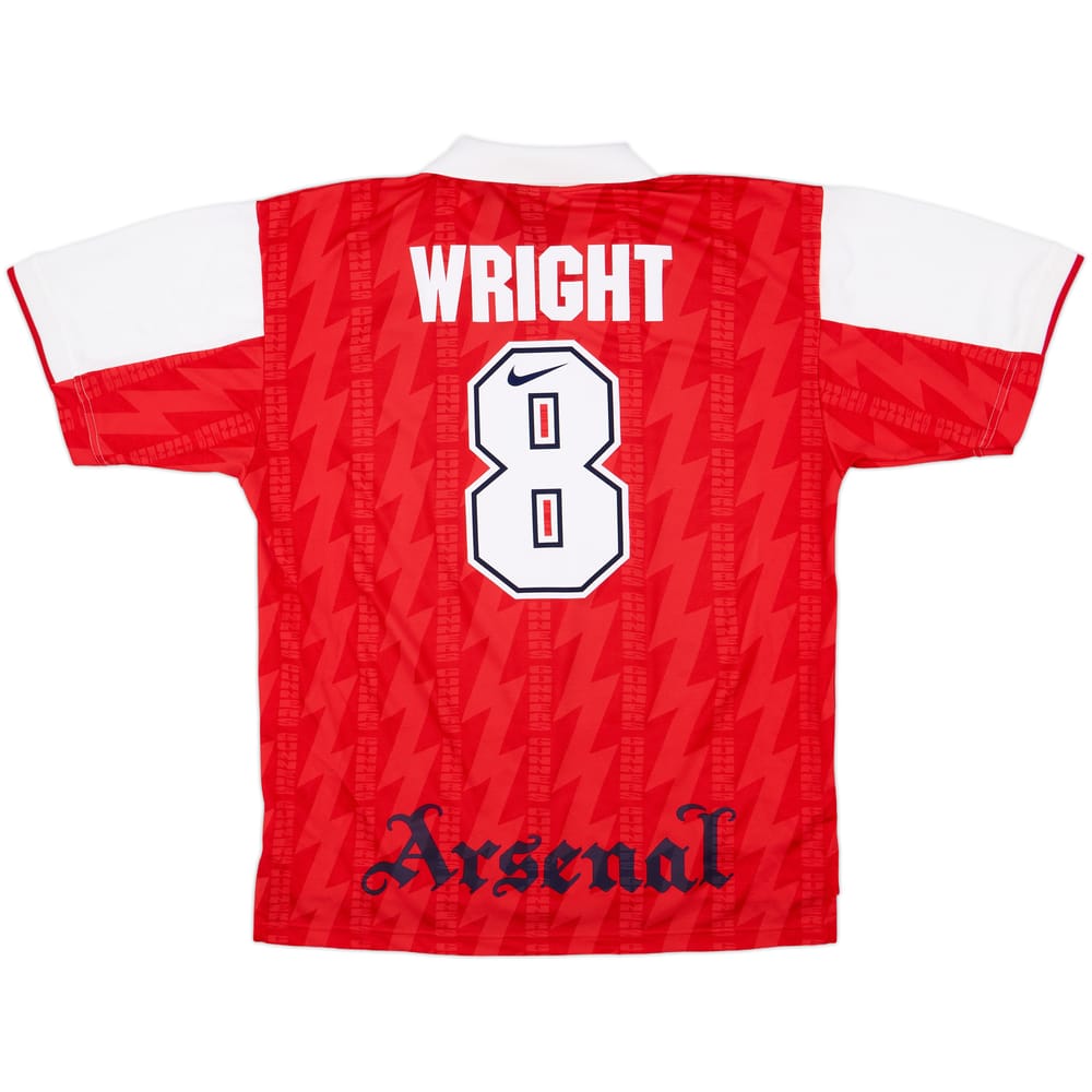 1994-96 Arsenal Home Shirt Wright #8 - 9/10 - (XL)