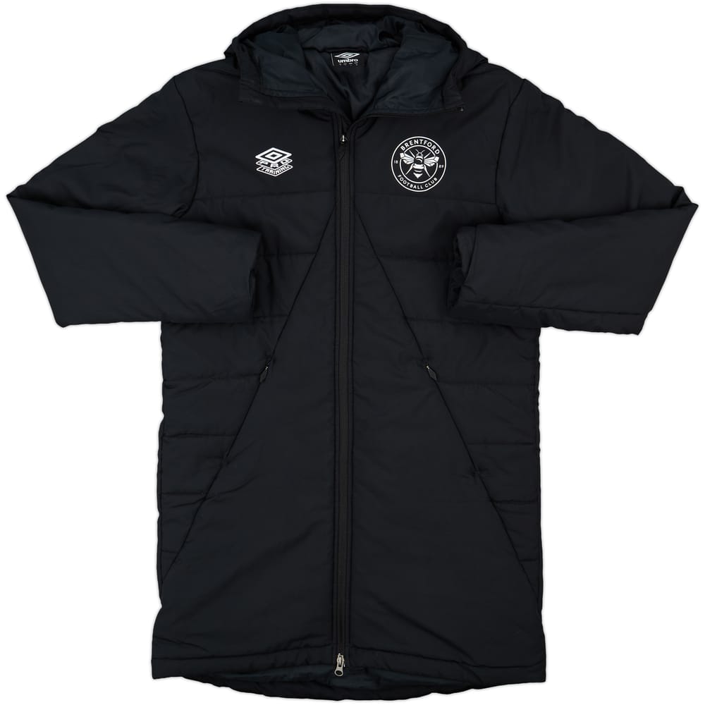 2020-21 Brentford Umbro Hooded Bench Coat - 10/10 - (M)