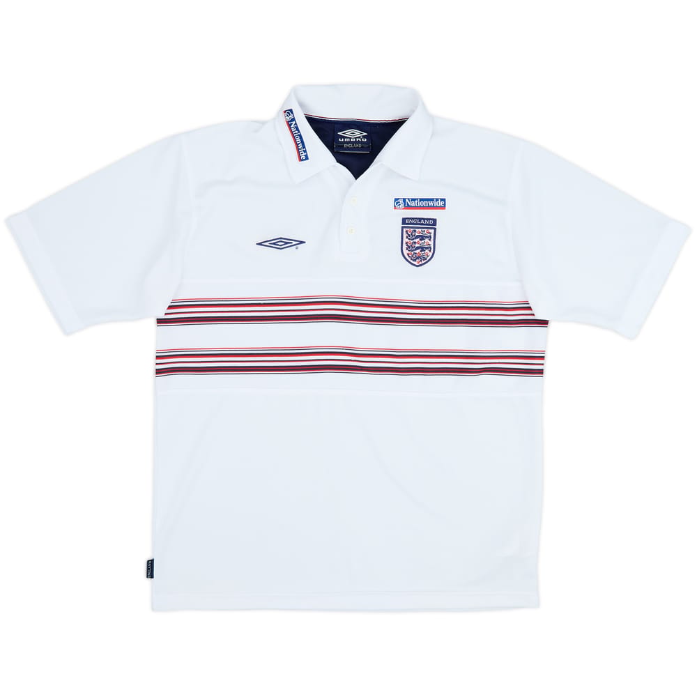 2002-03 England Umbro Polo Shirt - 9/10 - (L)