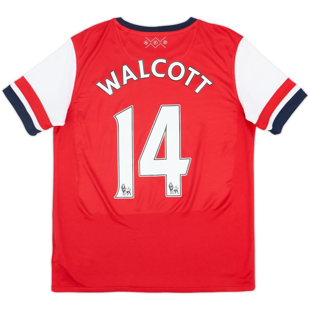 2012-14 Arsenal Home Shirt Walcott #14 - 6/10 - (XL.Boys)