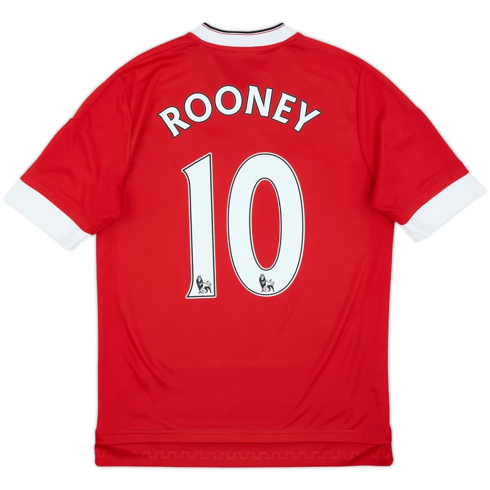 2015-16 Manchester United Home Shirt Rooney #10 - 10/10 - (XL.Boys)