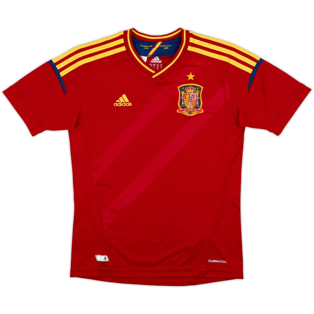 2011-12 Spain Home Shirt - 10/10 - (M.Boys)