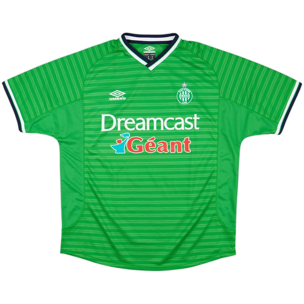 2000-01 Saint Etienne Home Shirt - 8/10 - (XL)
