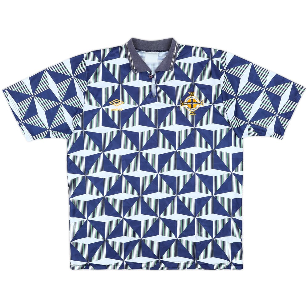 1990-92 Northern Ireland Away Shirt - 7/10 - (L)