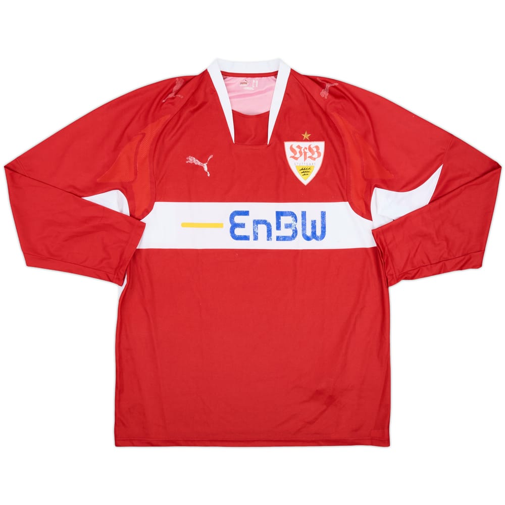 2007-08 Stuttgart Away L/S Shirt - 5/10 - (XL)
