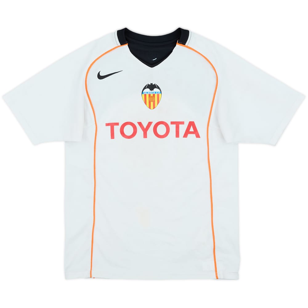 2004-05 Valencia Home Shirt - 5/10 - (L.Boys)