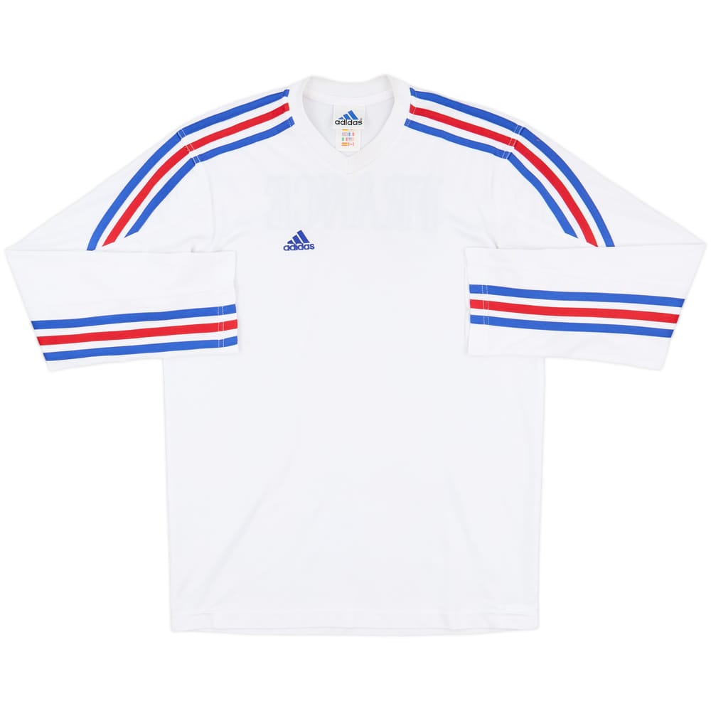 2001-02 France adidas Training L/S Shirt - 8/10 - (S)