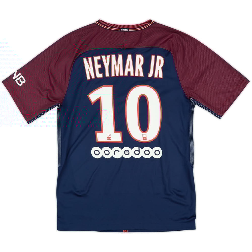 2017-18 Paris Saint-Germain Home Shirt Neymar Jr #10 - 10/10 - (S)
