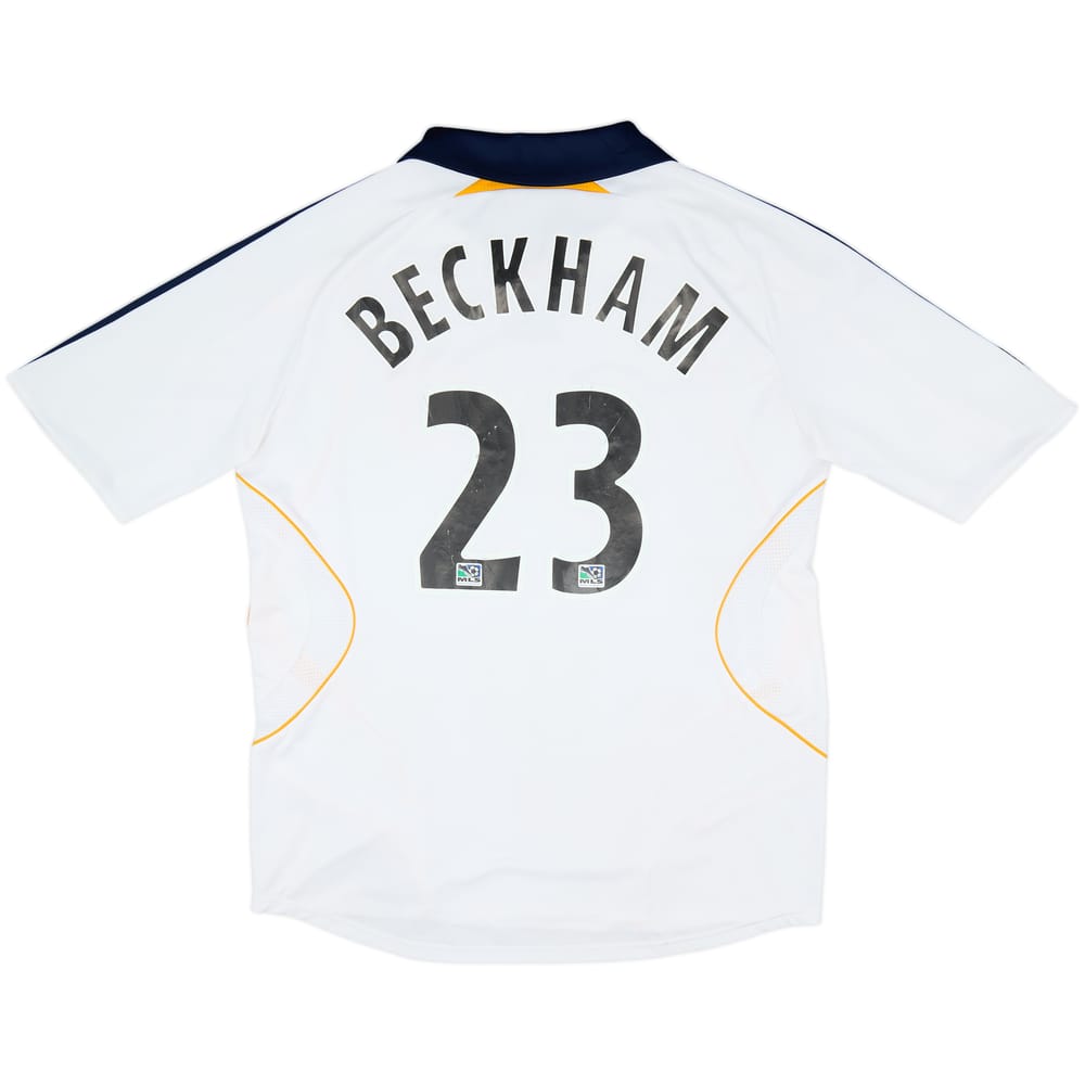 2007-08 LA Galaxy Home Shirt Beckham #23 - 6/10 - (L)
