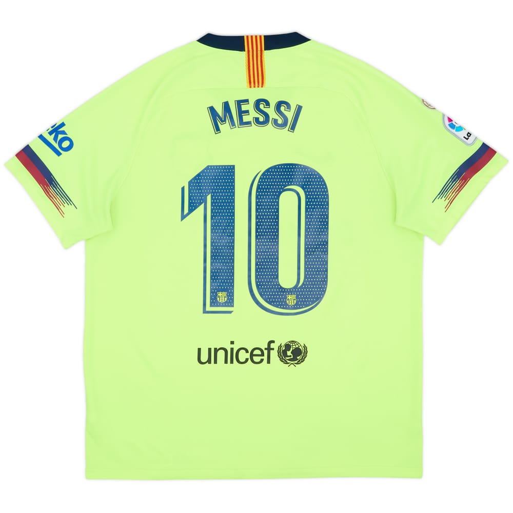 2018-19 Barcelona Away Shirt Messi #10 - 8/10 - (XL)