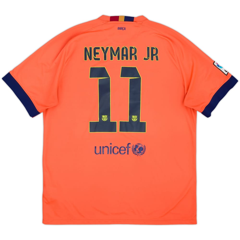 2014-15 Barcelona Away Shirt Neymar Jr #11 - 6/10 - (XL)