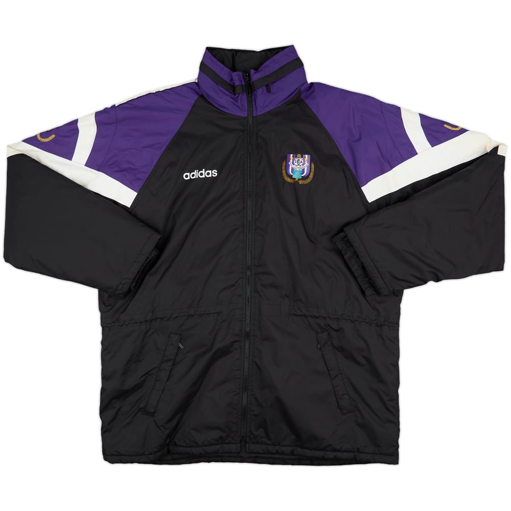 1997-98 Anderlecht adidas Padded Bench Coat - 8/10 - (XL)