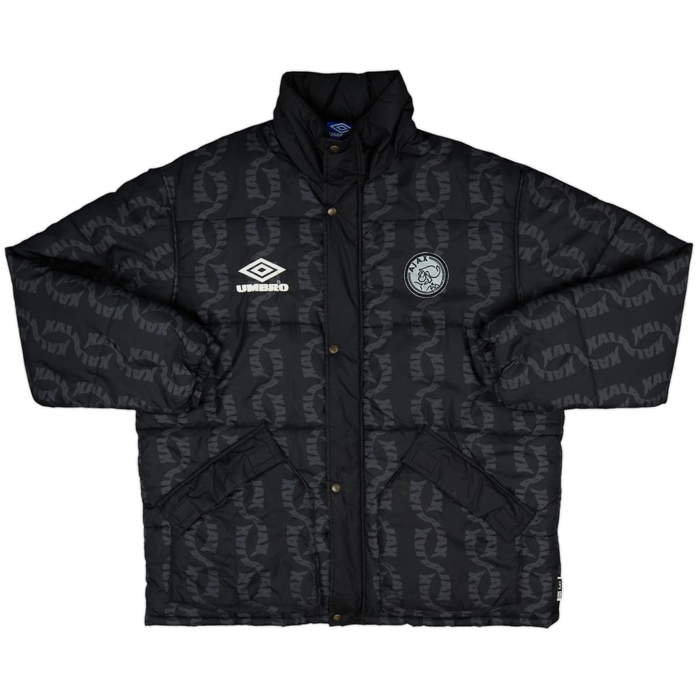 1998-99 Ajax Umbro Padded Bench Coat - 8/10 - (XL)