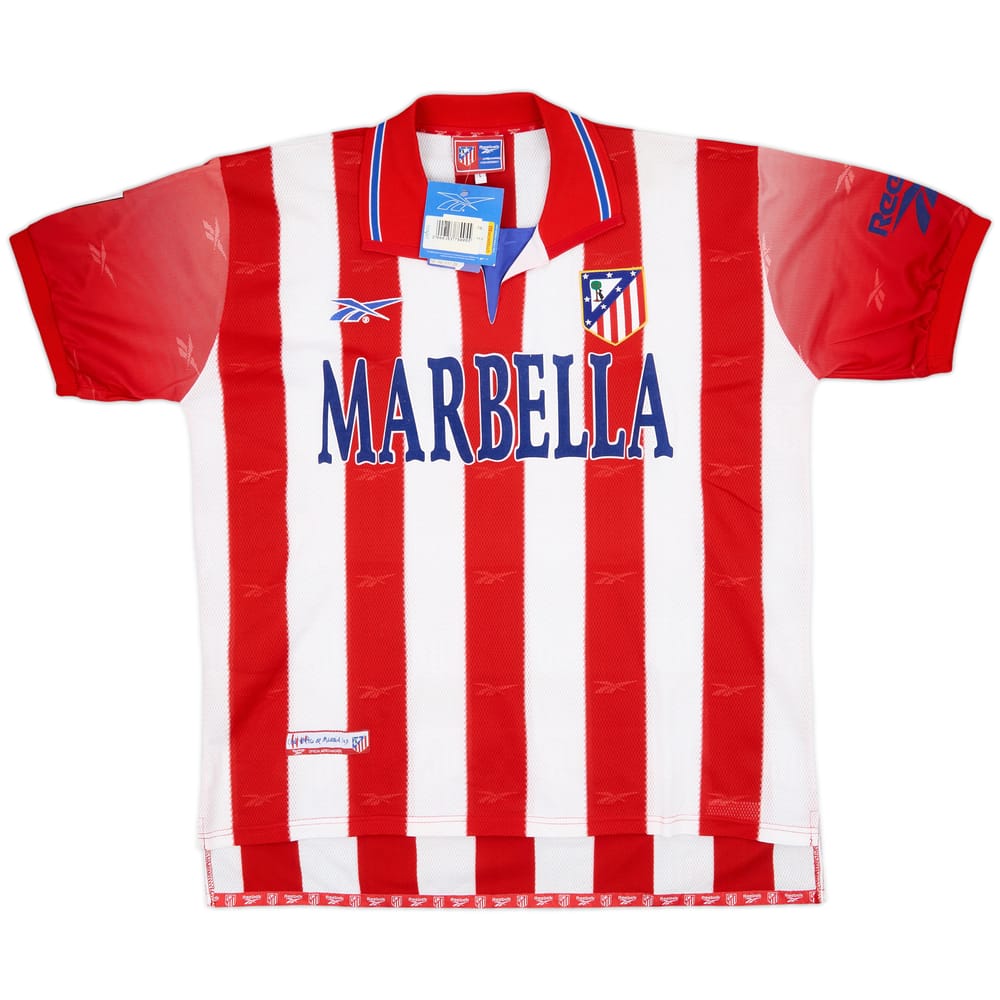 1998-99 Atletico Madrid Home Shirt (L)