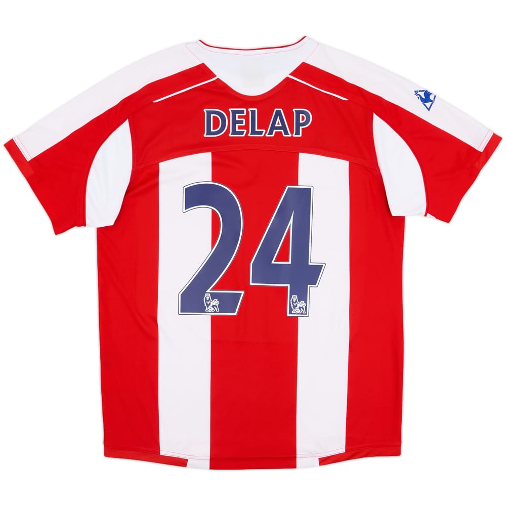 2008-09 Stoke City Home Shirt Delap #24 - 7/10 - (L)