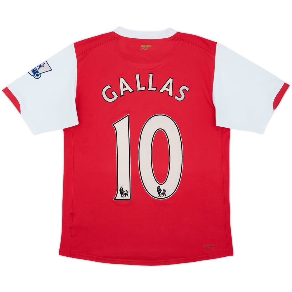 2006-08 Arsenal Home Shirt Gallas #10 - 6/10 - (S)