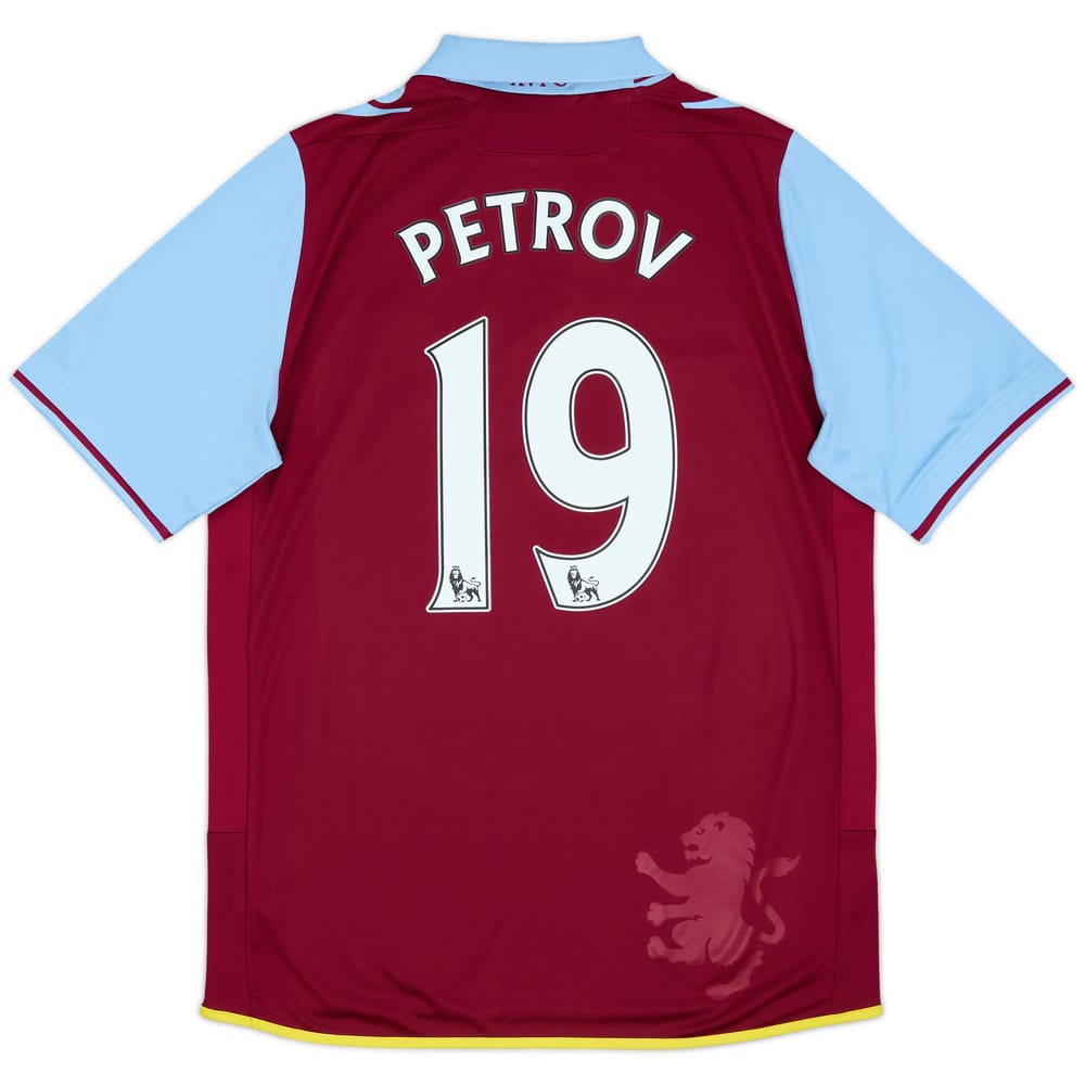2012-13 Aston Villa Home Shirt Petrov #19 - 7/10 - (S)