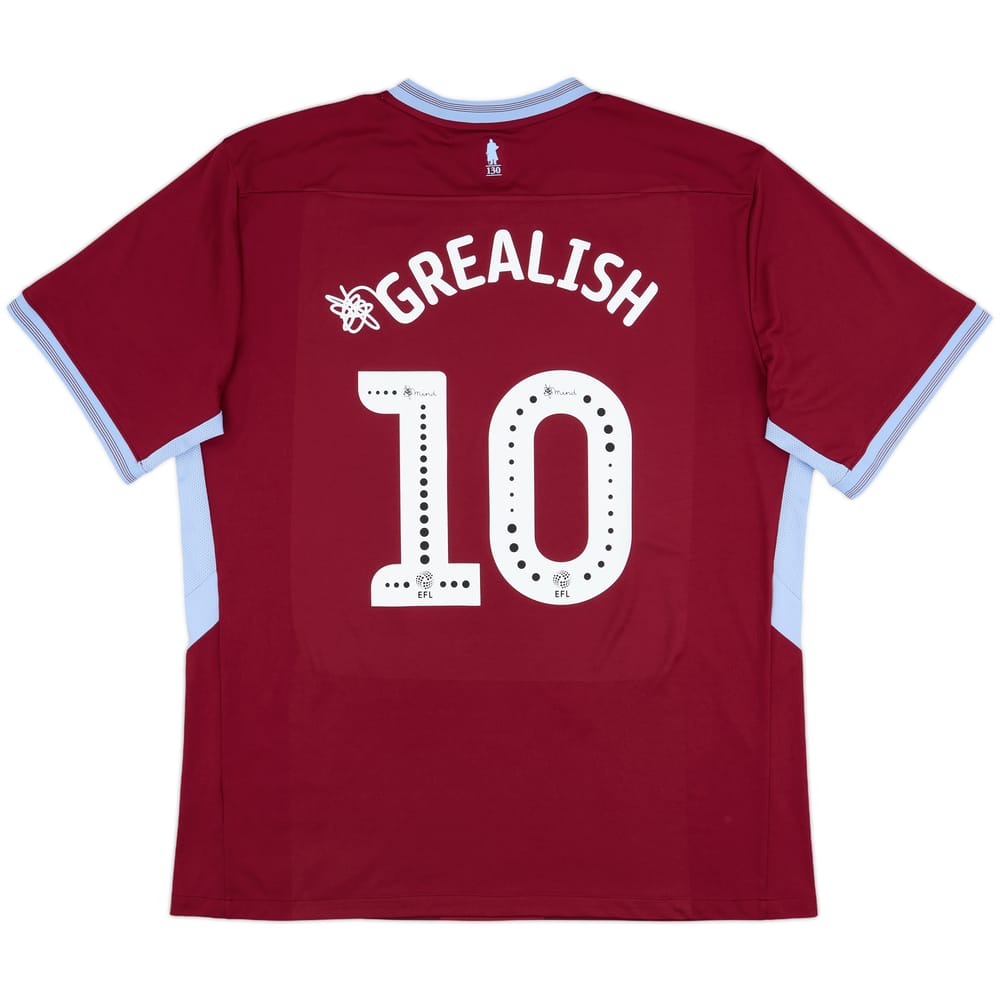 2018-19 Aston Villa Home Shirt Grealish #10 - 10/10 - (XXL)