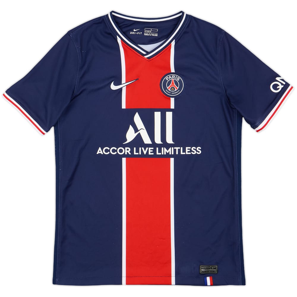 2020-21 Paris Saint-Germain Home Shirt - 8/10 - (L.Boys)