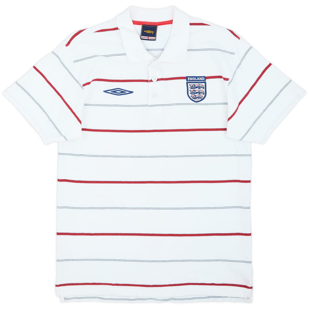 2002-04 England Umbro Polo Shirt - 6/10 - (M)