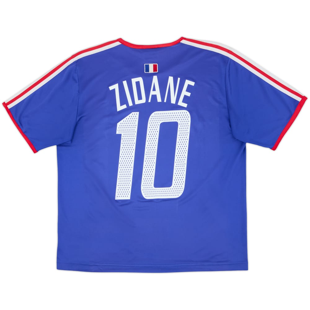 2004-06 France Basic Home Shirt Zidane #10 - 4/10 - (L)