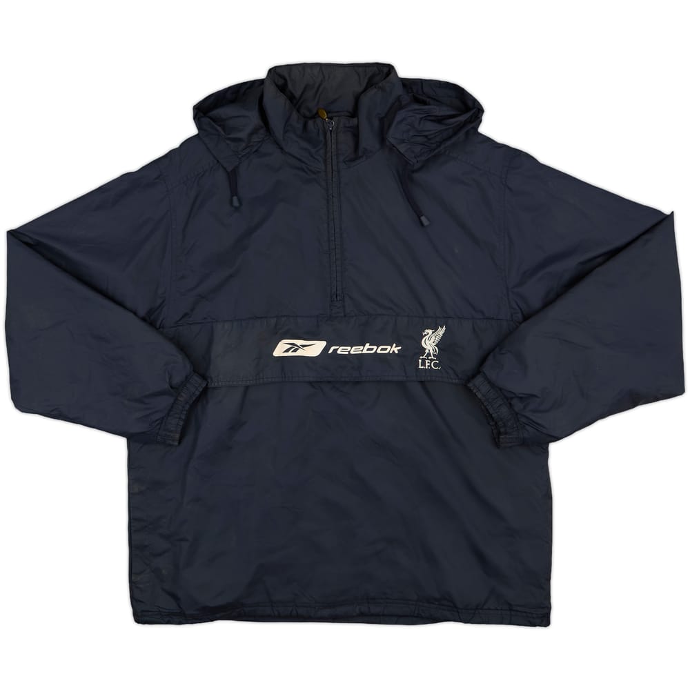 2002-04 Liverpool Reebok 1/2 Zip Rain Jacket - 6/10 - (L)