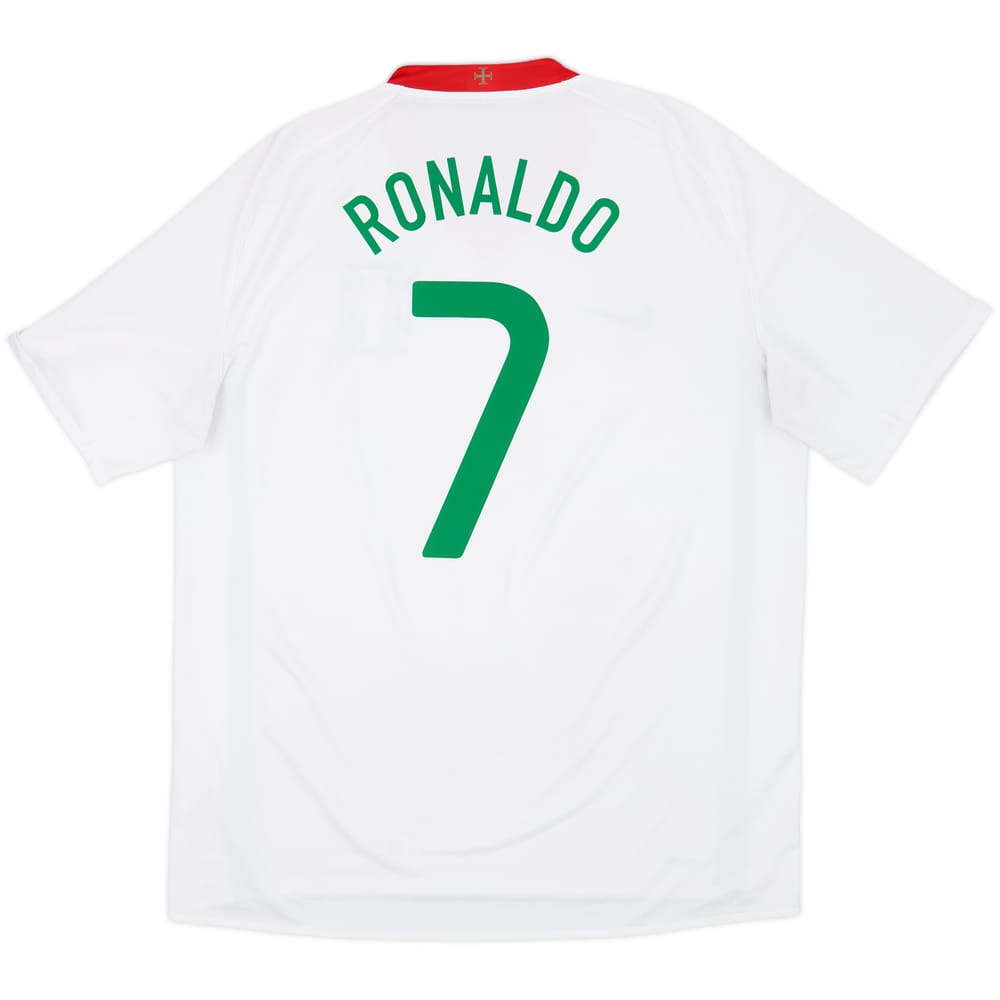 2008-10 Portugal Away Shirt Ronaldo #7 - 6/10 - (XL)