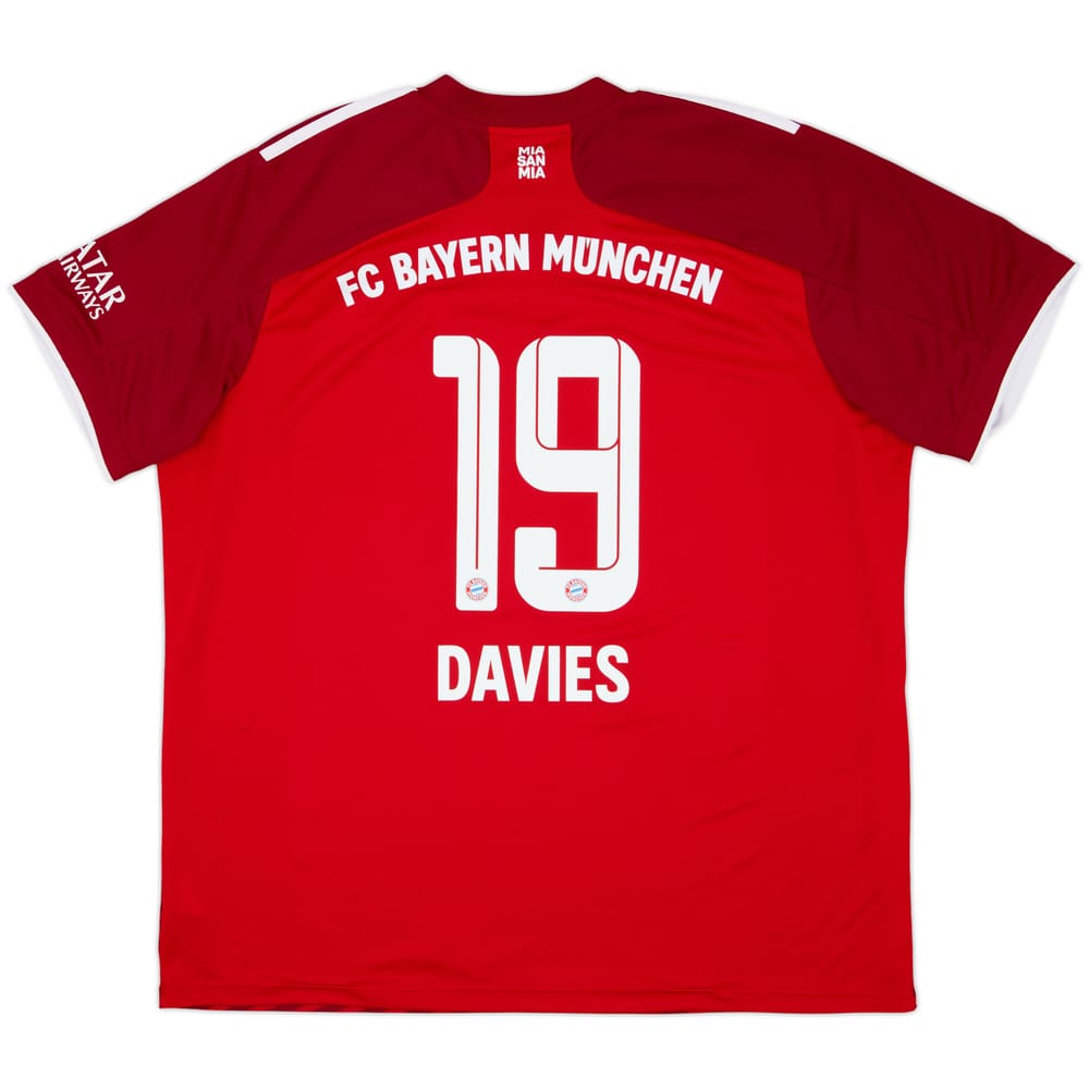2021-22 Bayern Munich Home Shirt Davies #19 - 7/10 - (XXL)