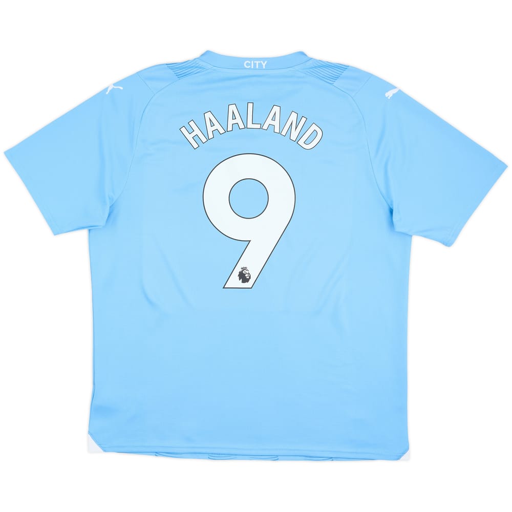2023-24 Manchester City Home Shirt Haaland #9 - 10/10 - (XL)