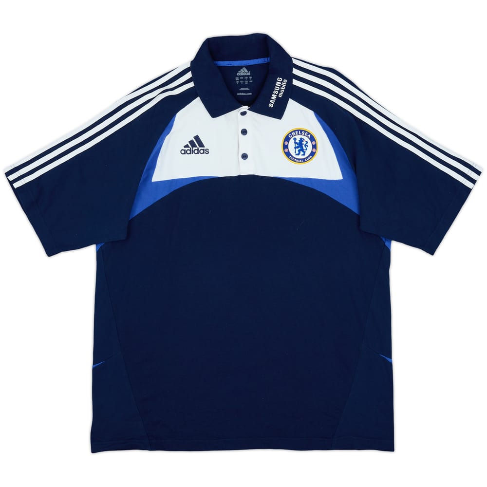 2007-08 Chelsea adidas Polo Shirt - 9/10 - (XL)