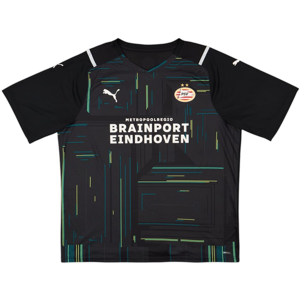 2021-22 PSV Authentic GK S/S Shirt - 8/10 - (XXL)