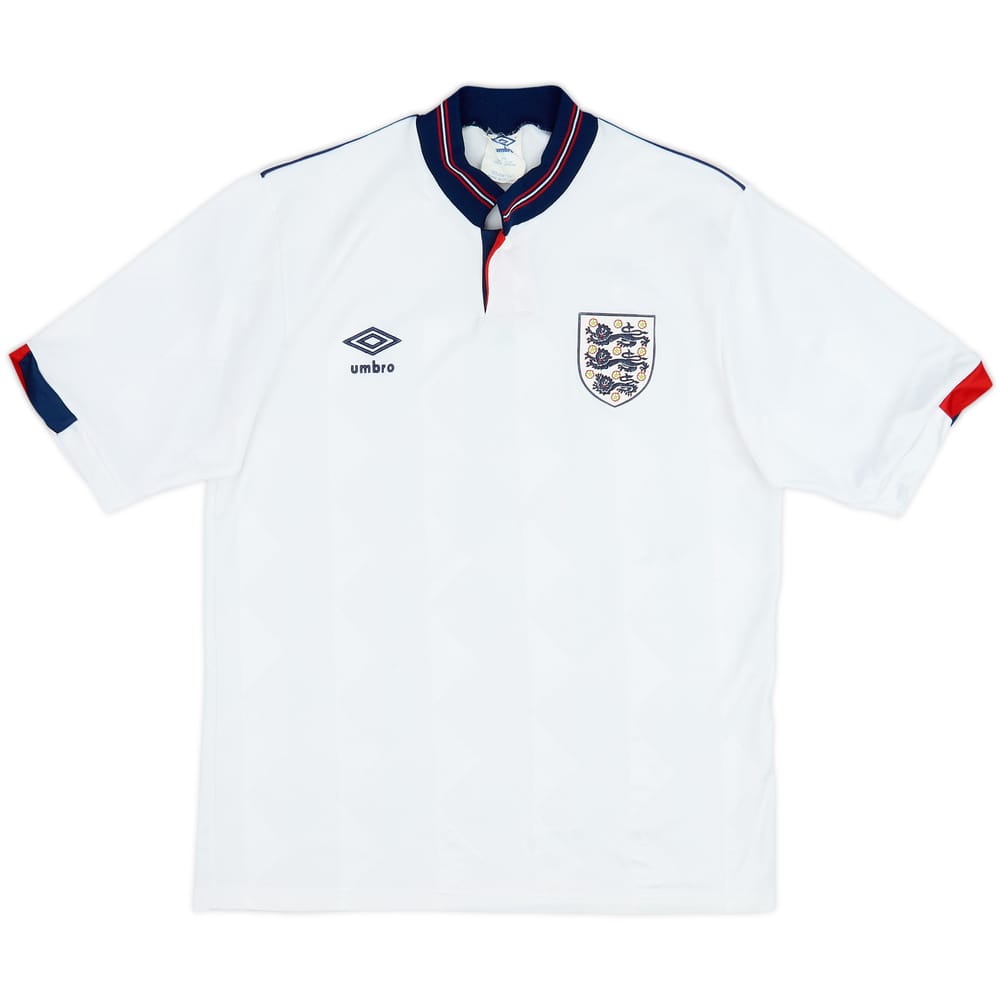 1987-90 Inglaterra Camiseta de local - 8/10 - (L)