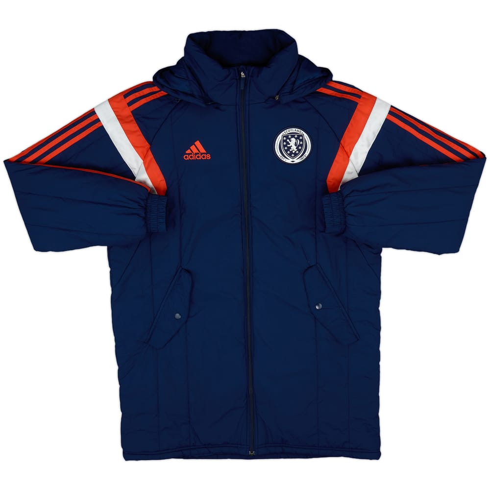 2014-15 Scotland adidas Hooded Padded Bench Coat - 10/10 - (M)
