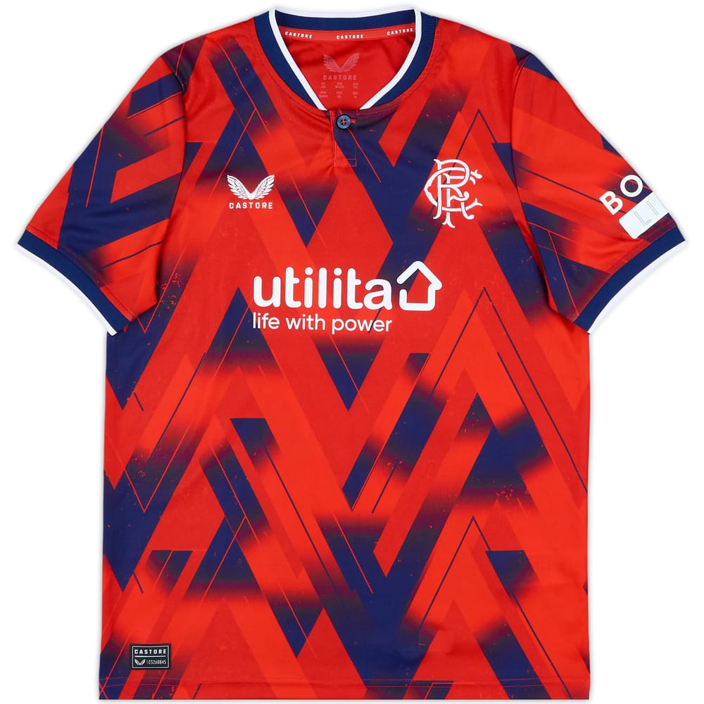 2023-24 Rangers Fourth Shirt - 10/10 - (XL.Boys)