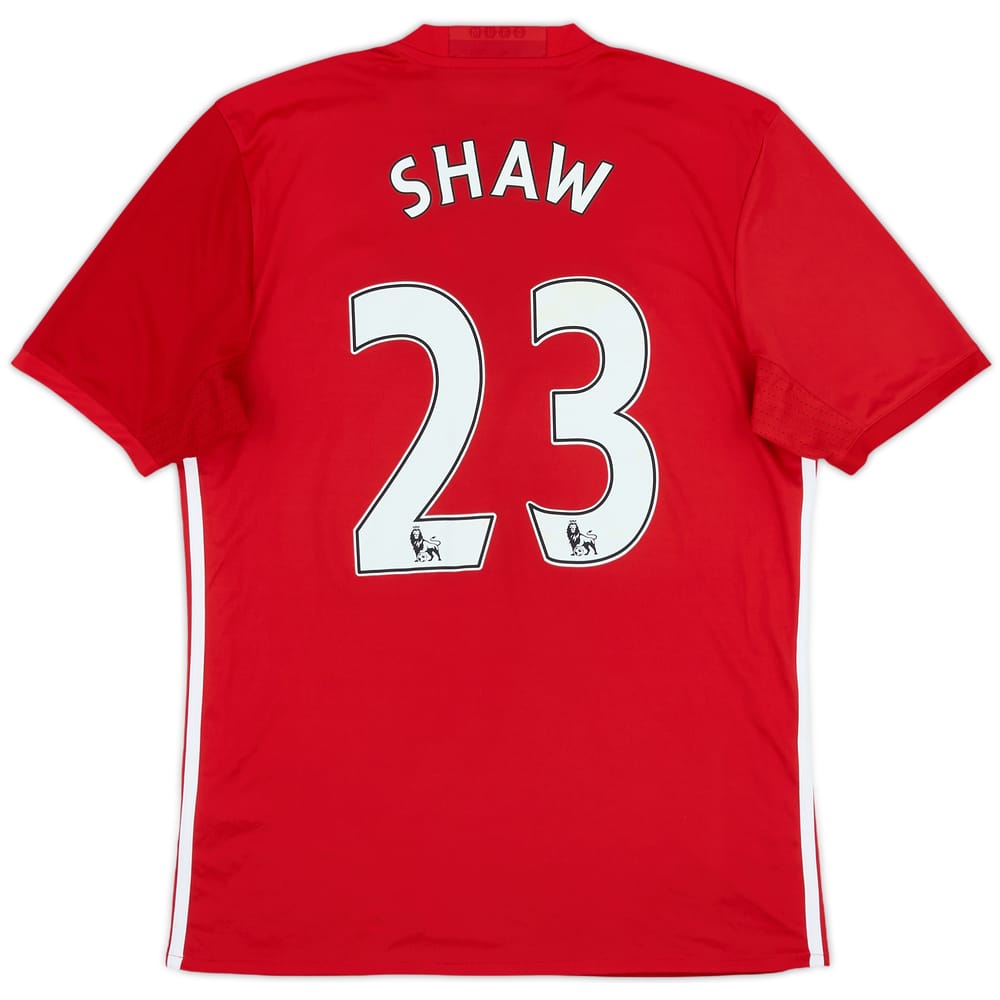 2016-17 Manchester United Camiseta Local Shaw #23 - 8/10 - (M)