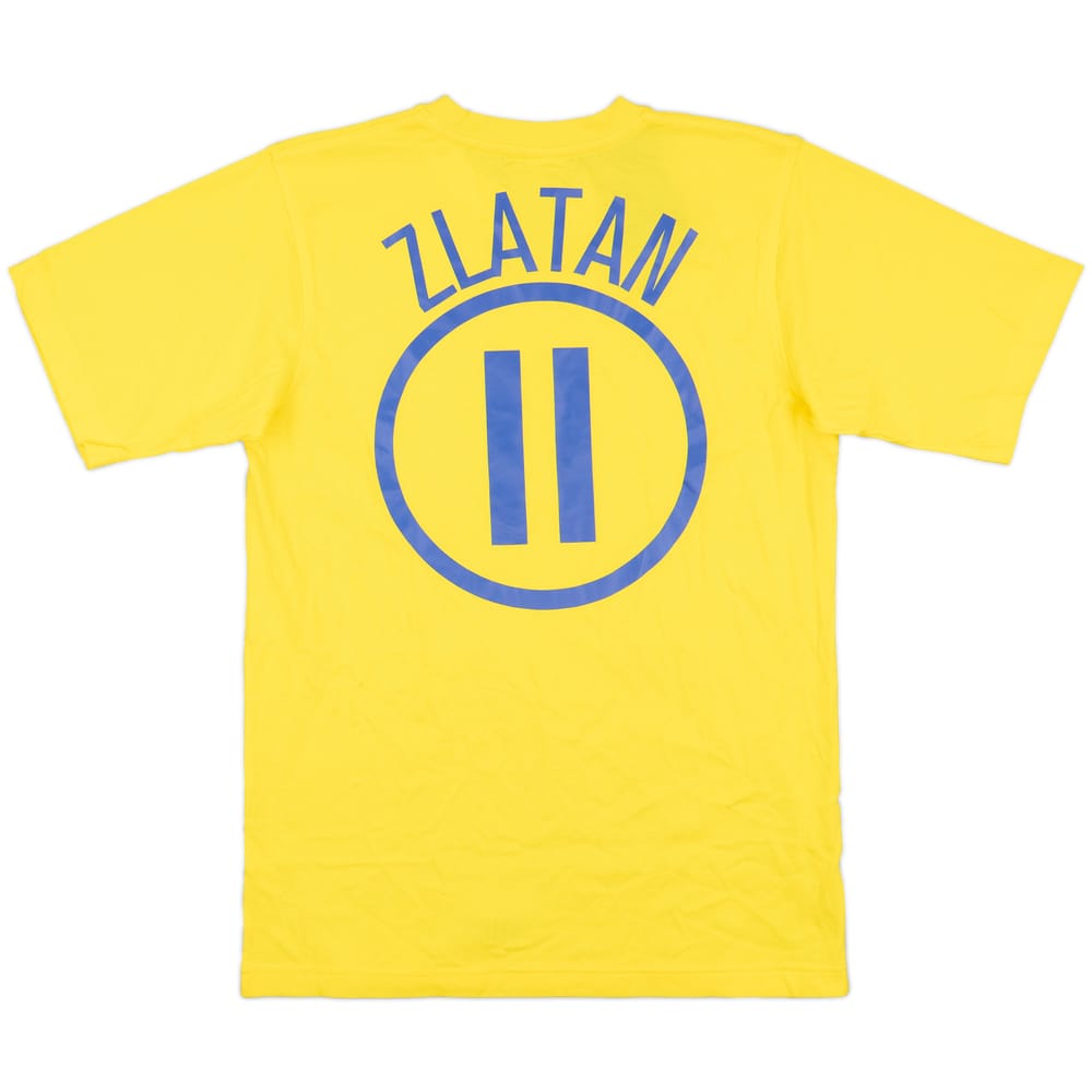 2004-05 Sweden Nike Cotton Tee Zlatan #11 (S)